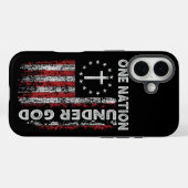 愛国心: 神の下のひとつの国 Case-Mate iPhoneケース (裏面 (横))