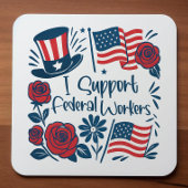 愛国心Iは連邦労働者、従業員を食べ物を与え支援 スクエアシール