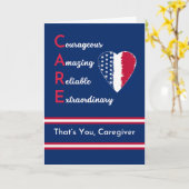 愛国感謝してい民の保護気に者とハート カード (黄色い花)