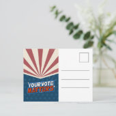 愛国投票キャンペー空白のン ポストカード (スタンド正面)