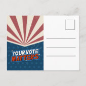 愛国投票キャンペー空白のン ポストカード (正面)