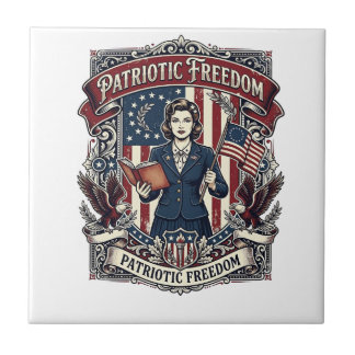 愛国教師ベクターグラフィックTシャツ_1 タイル