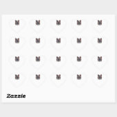 愛国教師ベクターグラフィックTシャツ_1 ハートシール (シート)