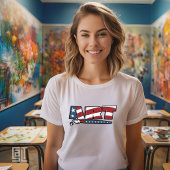 愛国教育アートデザイン Tシャツ