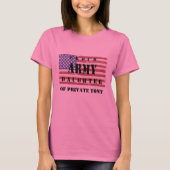 愛国旗 プライド アーミー ドーター Tシャツ (正面)