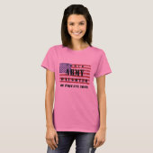 愛国旗 プライド アーミー ドーター Tシャツ (正面フル)