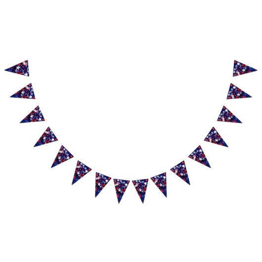 愛国星の旗 バンティングフラッグ (全)