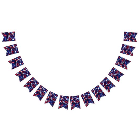 愛国星の旗 バンティングフラッグ (全)