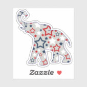 愛国星エレファントコンター シール (シート)