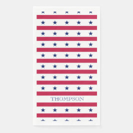 愛国星ストライプ赤白青名