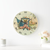 愛国時計 – グローリーガード ラージ壁時計 (ホーム)