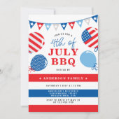 愛国気球7月BBQパーティー4日 招待状 (正面)