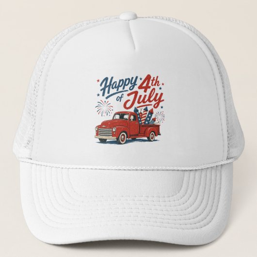 愛国派トラック 4th July  キャップ (正面)