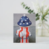 愛国消火栓 ポストカード (スタンド正面)