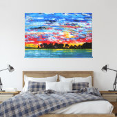 愛国港 キャンバスプリント (インサイチュ (寝室))