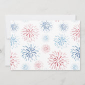 愛国爆竹キッズ共同誕生日パーティー 招待状 (裏面)