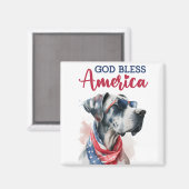 愛国犬の偉大なダン マグネット (正面/裏面)