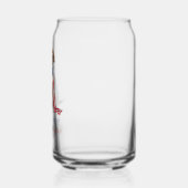 愛国犬パーソナライズされた ガラス缶 (左)