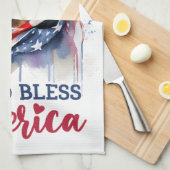 愛国犬ロットワイラー キッチンタオル (四つ折り)