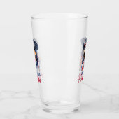 愛国犬ロットワイラー タンブラーグラス (左)