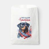 愛国犬ロットワイラー フェイバーバッグ (正面)