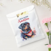 愛国犬ロットワイラー フェイバーバッグ (封をした状態)