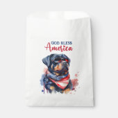 愛国犬ロットワイラー フェイバーバッグ (正面)