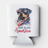 愛国犬ロットワイラー 缶クーラー (裏面)