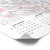 愛国犬赤白青スカーフ2025カレンダー ポスター (角)