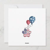 愛国犬 – ドイツ羊飼い7月カード4日 シーズンカード (裏面)