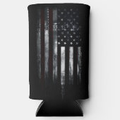 愛国産業米国国旗 スリム缶クーラー (正面)