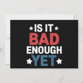 愛国的おもしろいな政治は十分に悪いのか 招待状 (正面)