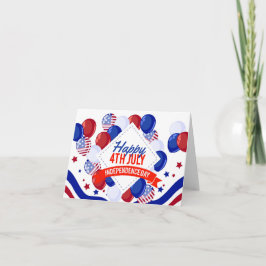 愛国的お祝い カード