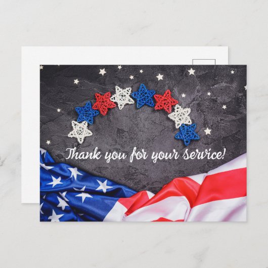 愛国的お祝い シーズンポストカード (正面/裏面)