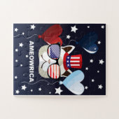 愛国的お祝い ジグソーパズル (横)