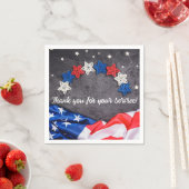 愛国的お祝い スタンダードカクテルナプキン (インサイチュ)