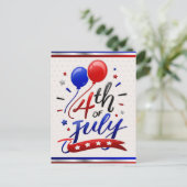 愛国的お祝い ポストカード (スタンド正面)