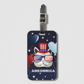 愛国的お祝い ラゲッジタグ (正面縦)