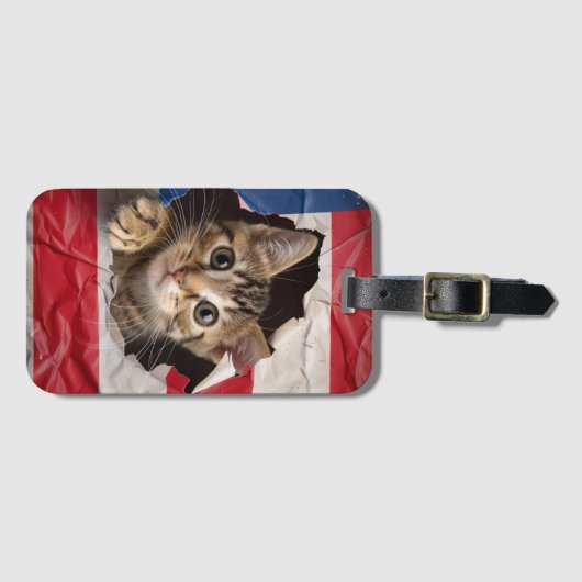 愛国的お祝い ラゲッジタグ (正面横)