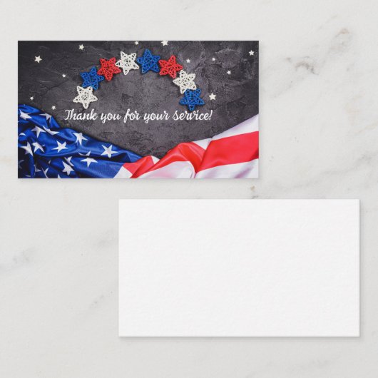 愛国的お祝い 名刺 (正面/裏面)