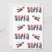 愛国的すごいスター賞授賞式招待状 招待状 (正面)