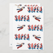 愛国的すごいスター賞授賞式招待状 招待状 (正面/裏面)