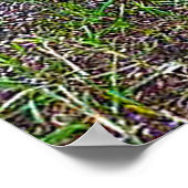 愛国的なお祝いパーティー犬 ポスター (角)