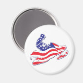 愛国的なそり マグネット (正面/裏面)