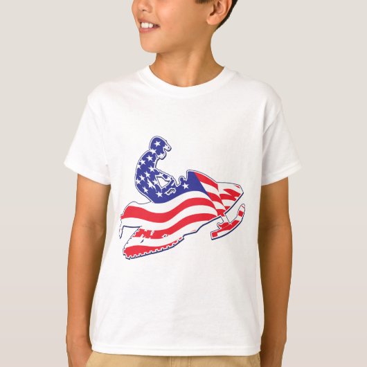 愛国的なそり Tシャツ (正面)