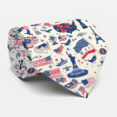 愛国的なアイコン – 自由の女神，旗(2) ネクタイ (ロール)