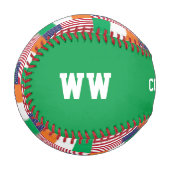 愛国的なアイリッシュアメリカスタムカ国聖なる書物、 経典国旗 野球ボール (正面左)