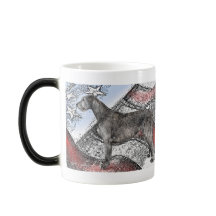 愛国的なアイリッシュウルフハウンド