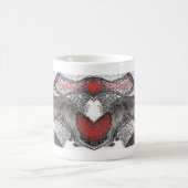 愛国的なアイリッシュウルフハウンド モーフィングマグカップ (中央)