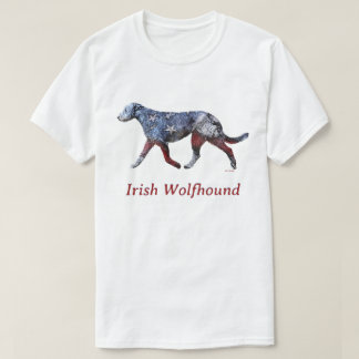 愛国的なアイリッシュウルフハウンド Tシャツ
